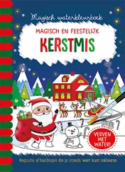 Omslag van Magisch waterkleurboek Kerstmis