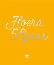 Omslag van Hoera, 50 jaar