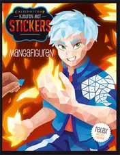 Omslag van Kleuren met stickers - Mangafiguren