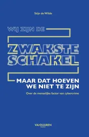 Omslag van Wij zijn de zwakste schakel