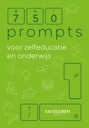 Omslag van 750 prompts voor zelfeducatie en onderwijs