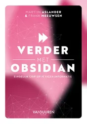 Omslag van Verder met Obsidian