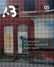 Omslag van Privatisation of the Production of Public Space