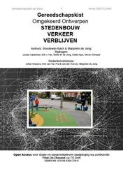 Omslag van Gereedschapskist Omgekeerd Ontwerpen Stedenbouw Verkeer Verblijven