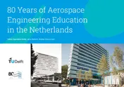 Omslag van 80 Years of Aerospace Engineering Education in the Netherlands