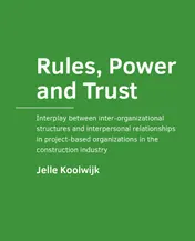 Omslag van Rules, Power and Trust