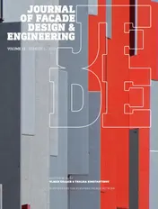Omslag van Journal of Facade Design Engineering