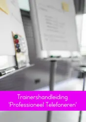 Omslag van Trainershandleiding 'Professioneel Telefoneren'