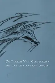Omslag van De Tijdlus Van Cleobulus - die van de maat der dingen