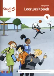 Omslag van Studio Taal 4 leerwerkboek blok 4