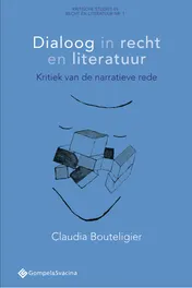 Omslag van Dialoog in recht en literatuur