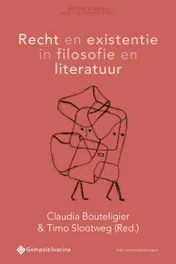 Omslag van Recht en existentie in filosofie en literatuur