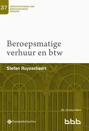 Omslag van Beroepsmatige verhuur en btw