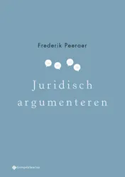 Omslag van Juridisch argumenteren
