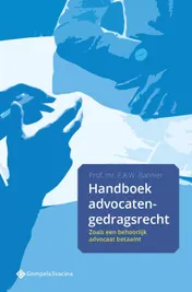 Omslag van Handboek advocaten-gedragsrecht