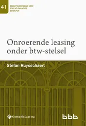 Omslag van 41-Onroerende leasing onder btw-stelsel