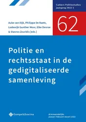 Omslag van 62-Politie en rechtsstaat in de gedigitaliseerde samenleving