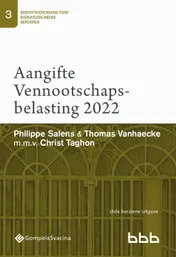 Omslag van 3-Aangifte Vennootschapsbelasting 2022 (gedrukte versie)