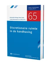 Omslag van 65-Discretionaire ruimte in de handhaving