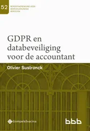Omslag van GDPR en databeveiliging voor de accountant