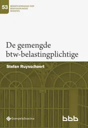 Omslag van De gemengde btw-belastingplichtige