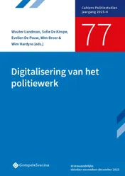 Omslag van Digitalisering van het politiewerk