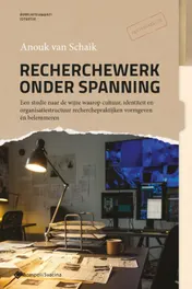 Omslag van Recherchewerk onder spanning