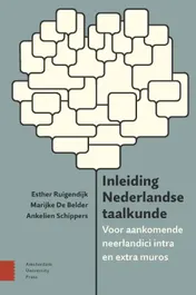 Omslag van Inleiding Nederlandse taalkunde