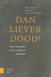 Omslag van Dan liever dood!