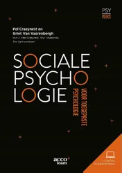 Omslag van Sociale Psychologie voor toegepaste psychologie