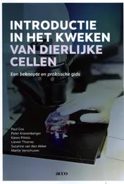 Omslag van Introductie in het kweken van dierlijke cellen