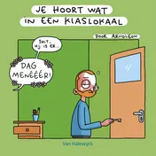 Omslag van Je hoort wat in een klaslokaal