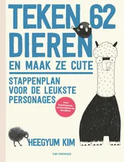 Omslag van Teken 62 dieren en maak ze cute