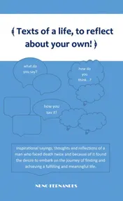 Omslag van Texts of a life, to reflect about your own!