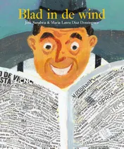 Omslag van Blad in de wind
