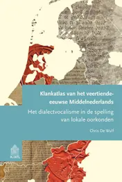 Omslag van Klankatlas van het veertiende-eeuwse Middelnederlands