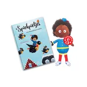 Omslag van De Spiekpietjes, pakket pop jongen donker + conceptboek