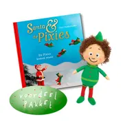Omslag van Santa & De Pixies, pakket Pixiepop + De Pixies komen eraan