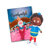 Omslag van De Spiekpietjes, pakket pop jongen donker + Bedtijd! (voordeelpakket boek + Spiekpietjespop)