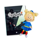 Omslag van De spiekpietjes, pakket pop meisje blond + De snoepjesdief