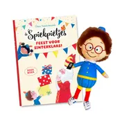 Omslag van De spiekpietjes, pakket pop jongen bril + Feest voor Sinterklaas!