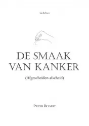 Omslag van De Smaak van Kanker