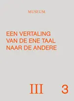 Omslag van Een vertaling van de ene taal naar de andere