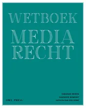 Omslag van Wetboek mediarecht