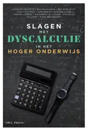 Omslag van Slagen met dyscalculie in het hoger onderwijs