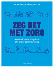 Omslag van Zeg het met zorg