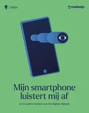 Omslag van Mijn smartphone luistert mij af