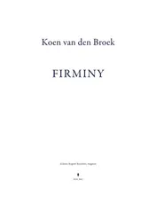 Omslag van Koen van den Broek, firminy