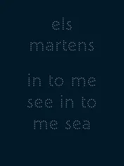 Omslag van in to me see in to me sea