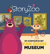 Omslag van StoryZoo op avontuur in het Van Gogh Museum